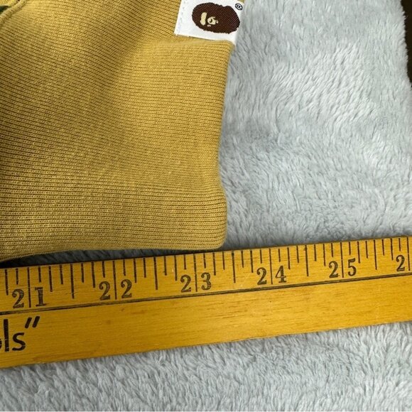 Bape A Bathing Ape NWT Men's Size XL 1st Green Camo Crewneck Big Embroidery - Picture 13 of 14